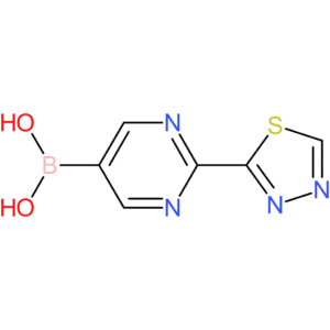 [2-(1,3,4-thiadiazol-2-yl)pyrimidin-5-yl]boronic acid