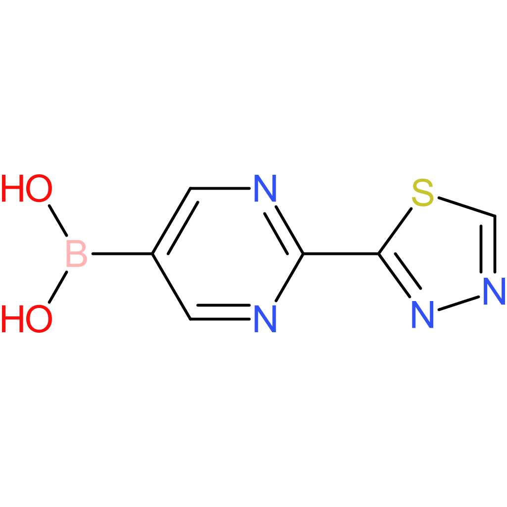 [2-(1,3,4-thiadiazol-2-yl)pyrimidin-5-yl]boronic acid