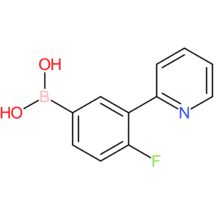 4-fluoro-3-(pyridin-2-yl)phenylboronic acid