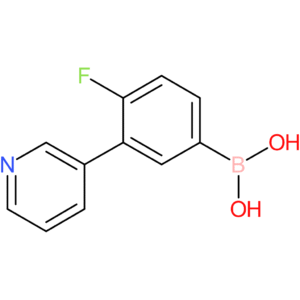 4-fluoro-3-(pyridin-3-yl)phenylboronic acid