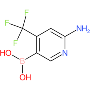 (6-amino-4-(trifluoromethyl)pyridin-3-yl)boronic acid