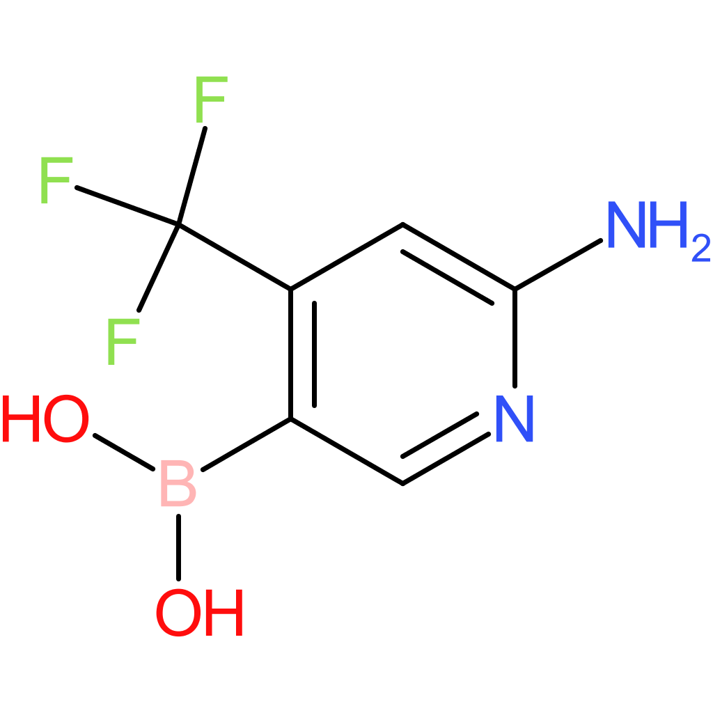 (6-amino-4-(trifluoromethyl)pyridin-3-yl)boronic acid