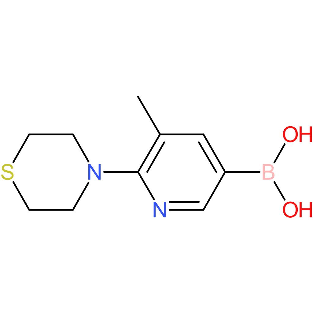 5-methyl-6-thiomorpholinopyridin-3-ylboronic acid