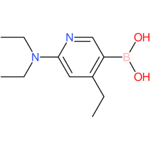 6-(diethylamino)-4-ethylpyridin-3-ylboronic acid