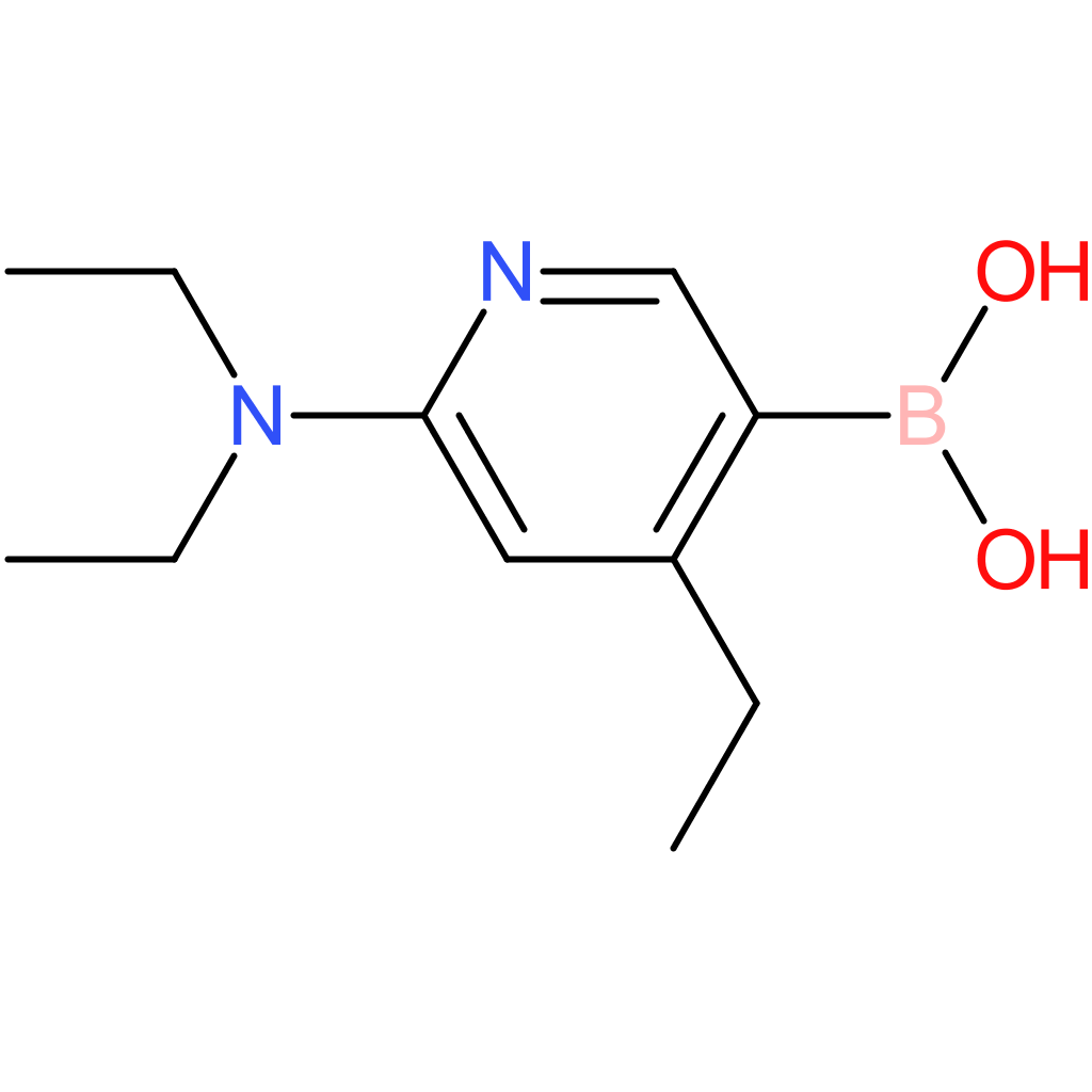 6-(diethylamino)-4-ethylpyridin-3-ylboronic acid