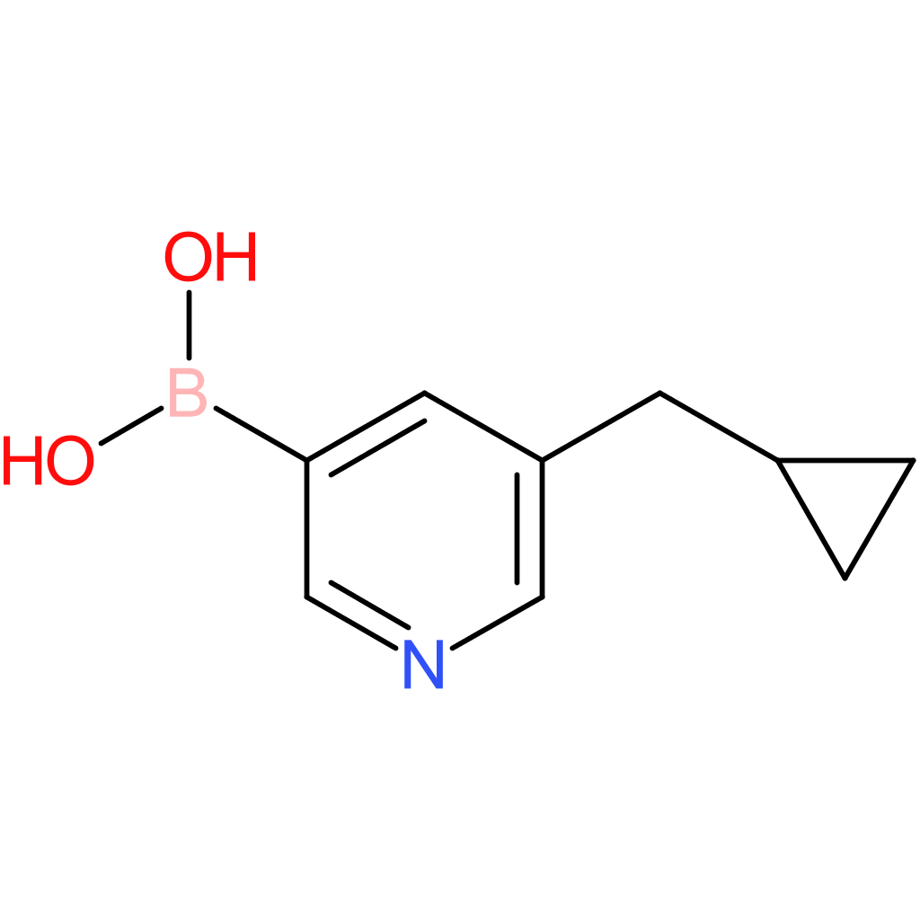 [5-(cyclopropylmethyl)pyridin-3-yl]boronic acid