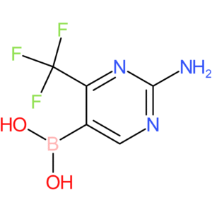 (2-amino-4-(trifluoromethyl)pyrimidin-5-yl)boronic acid