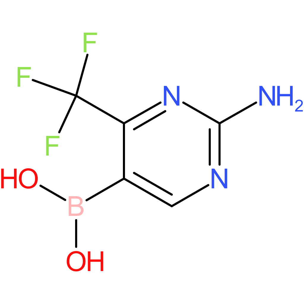 (2-amino-4-(trifluoromethyl)pyrimidin-5-yl)boronic acid