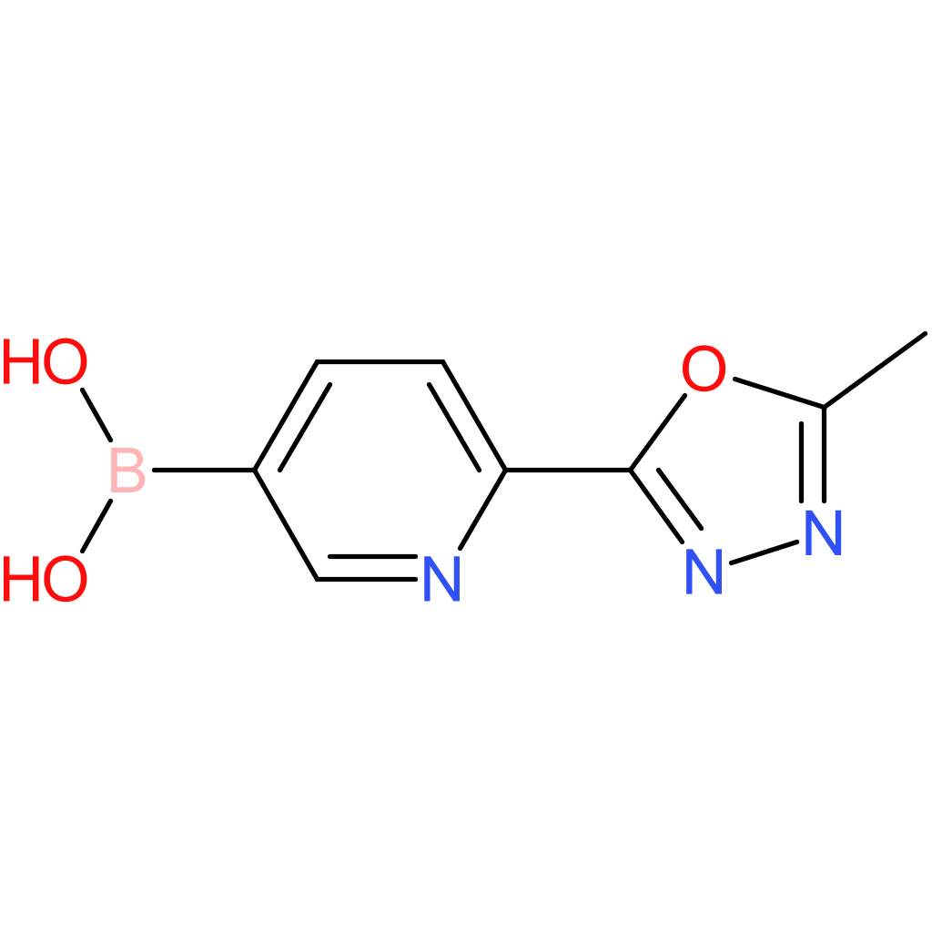 6-(5-methyl-1,3,4-oxadiazol-2-yl)pyridin-3-ylboronic acid