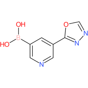 [5-(1,3,4-oxadiazol-2-yl)pyridin-3-yl]boronic acid