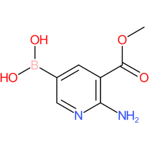 [6-amino-5-(methoxycarbonyl)pyridin-3-yl]boronic acid