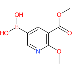 [6-methoxy-5-(methoxycarbonyl)pyridin-3-yl]boronic acid
