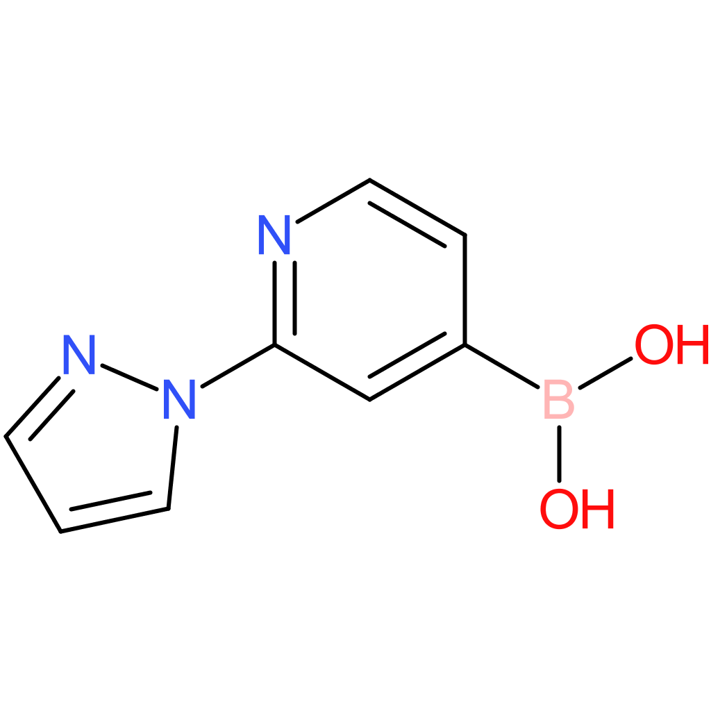 2-(1h-pyrazol-1-yl)pyridine-4-boronic acid