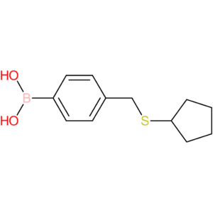 (4-[(cyclopentylsulfanyl)methyl]phenyl)boronic acid