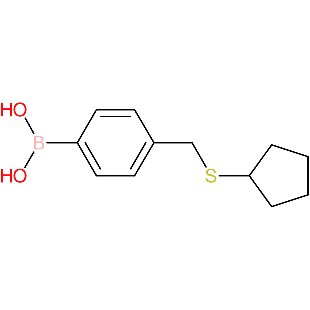 (4-[(cyclopentylsulfanyl)methyl]phenyl)boronic acid