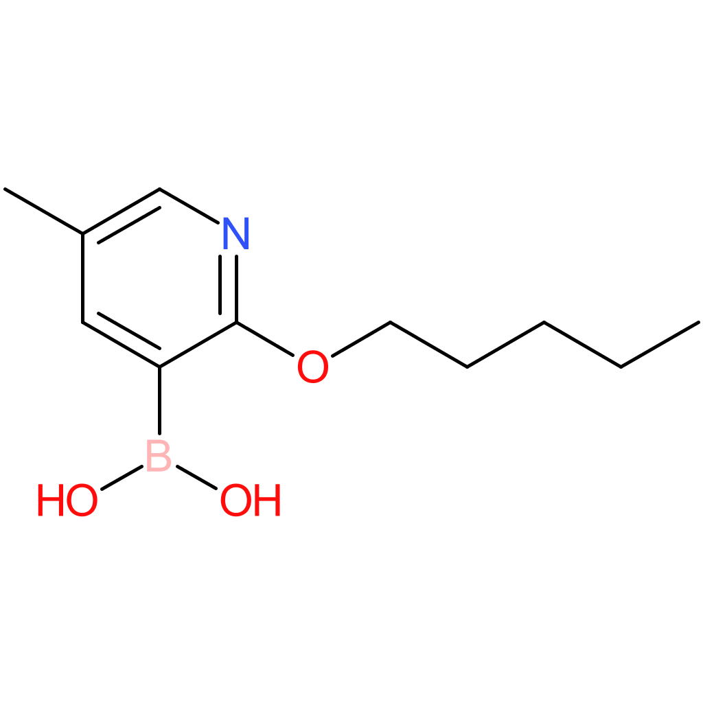 5-methyl-2-pentyloxypyridine-3-boronic acid