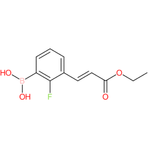 (E)-(3-(3-ethoxy-3-oxoprop-1-en-1-yl)-2-fluorophenyl)boronic acid