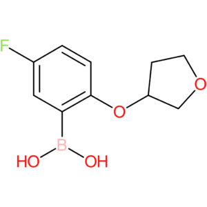 [5-fluoro-2-(oxolan-3-yloxy)phenyl]boronic acid