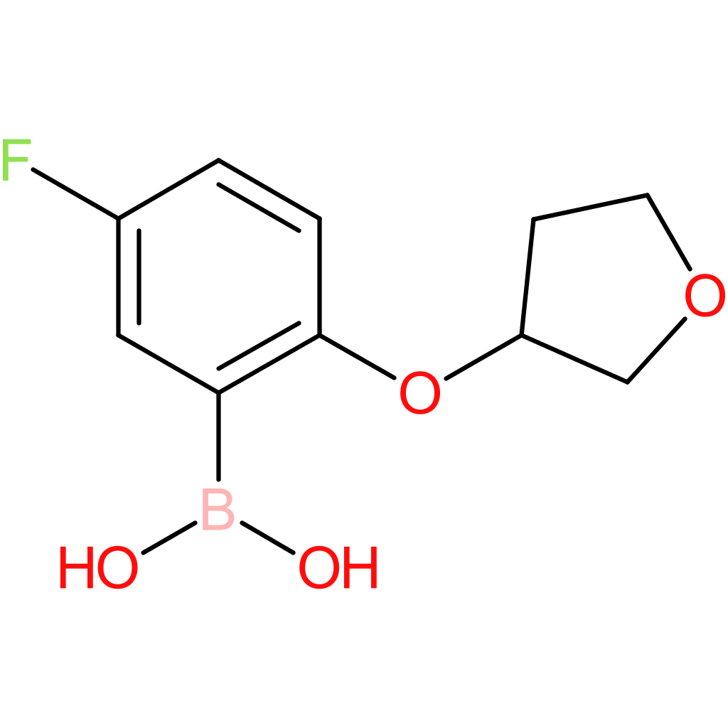[5-fluoro-2-(oxolan-3-yloxy)phenyl]boronic acid
