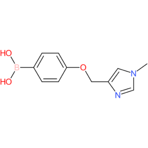 (4-((1-methyl-1h-imidazol-4-yl)methoxy)phenyl)boronic acid