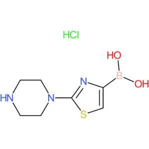 2-(piperazin-1-yl)thiazolE-4-boronic acid-hcl