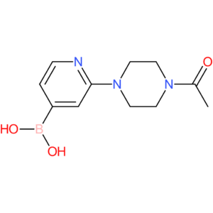 2-(4-acetylpiperazin-1-yl)pyridin-4-ylboronic acid