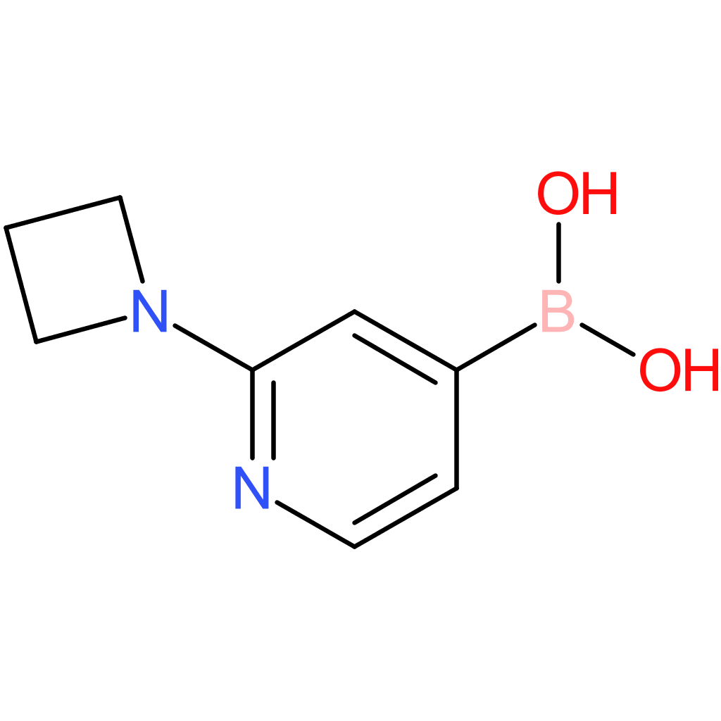 2-(azetidin-1-yl)pyridin-4-ylboronic acid