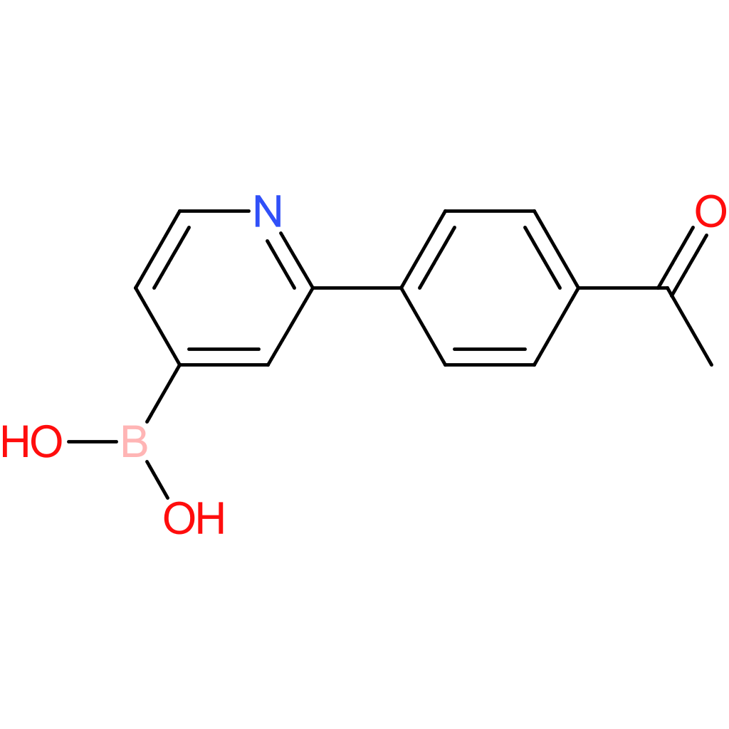 2-(4-acetylphenyl)pyridin-4-ylboronic acid