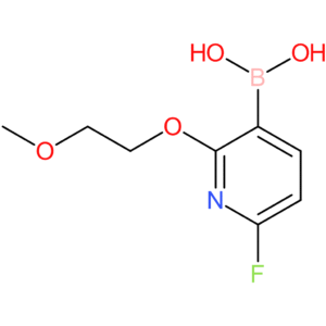 6-fluoro-2-(2-methoxyethoxy)pyridin-3-ylboronic acid
