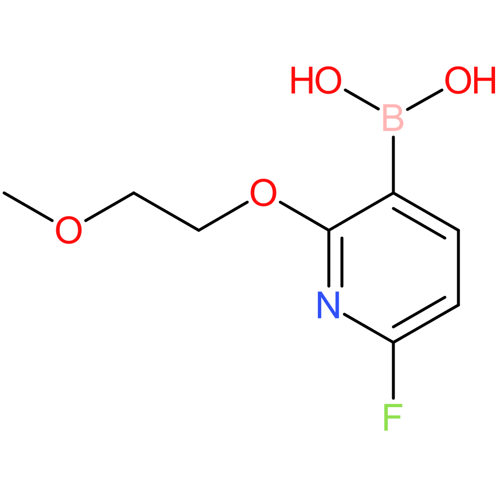 6-fluoro-2-(2-methoxyethoxy)pyridin-3-ylboronic acid