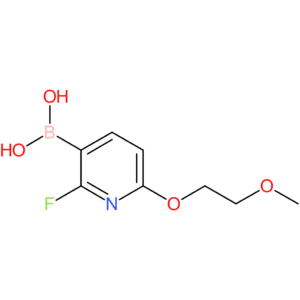 (2-fluoro-6-(2-methoxyethoxy)pyridin-3-yl)boronic acid