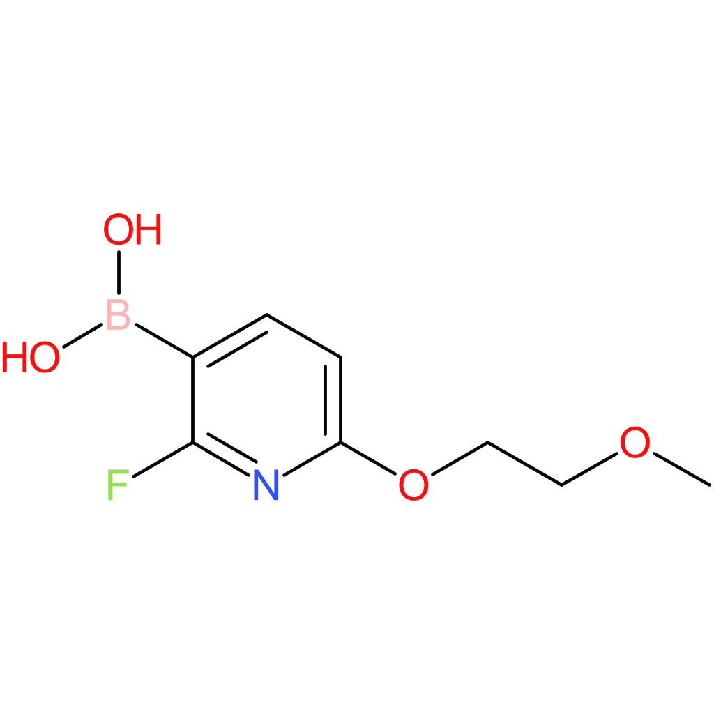 (2-fluoro-6-(2-methoxyethoxy)pyridin-3-yl)boronic acid