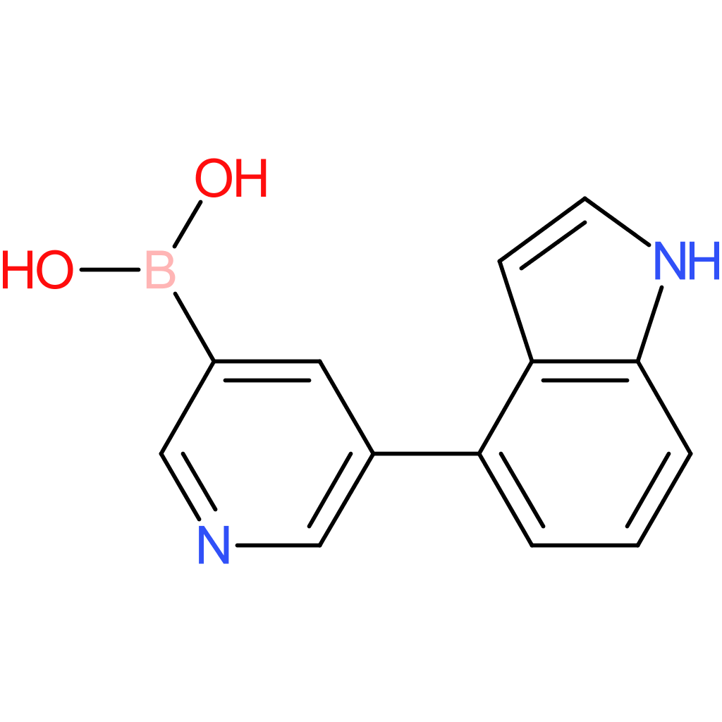 5-(1h-indol-4-yl)pyridin-3-ylboronic acid