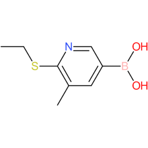 6-(ethylthio)-5-methylpyridin-3-ylboronic acid