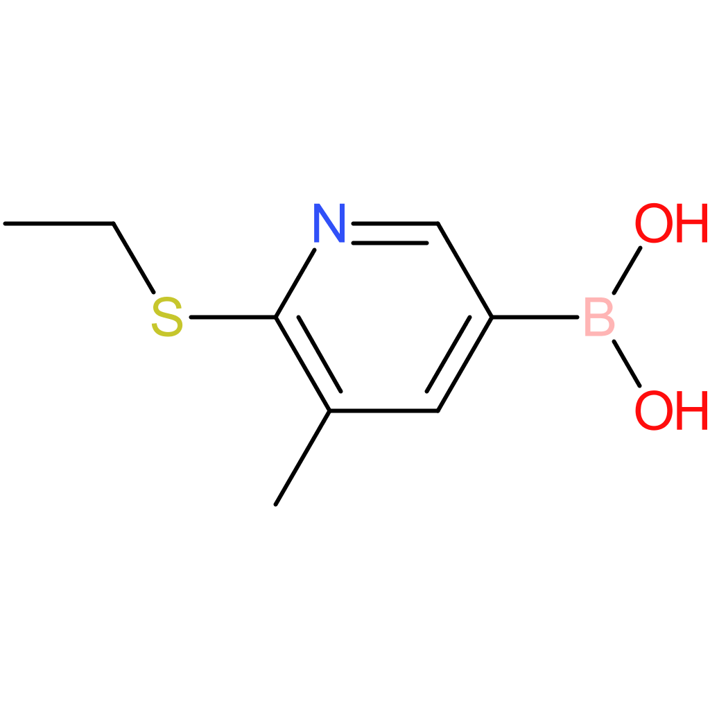 6-(ethylthio)-5-methylpyridin-3-ylboronic acid