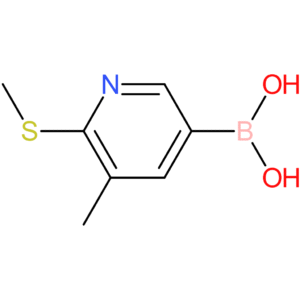 3-methyl-2-(methylthio)pyridine-5-boronic acid