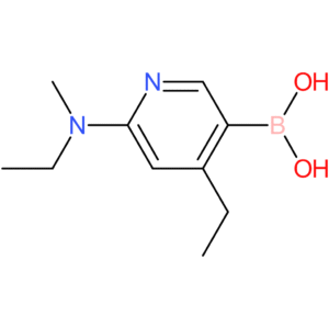 4-ethyl-6-(ethyl(methyl)amino)pyridin-3-ylboronic acid