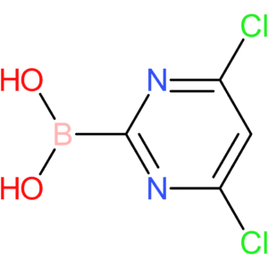 (4,6-dichloropyrimidin-2-yl)boronic acid