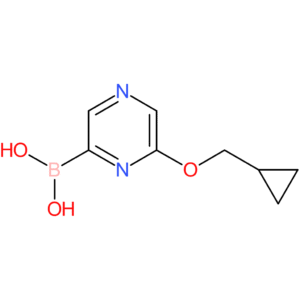 6-(cyclopropylmethoxy)pyrazin-2-ylboronic acid