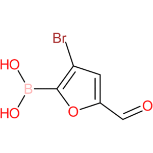 (3-bromo-5-formylfuran-2-yl)boronic acid
