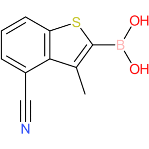 4-cyano-3-methylbenzo[b]thiophen-2-ylboronic acid