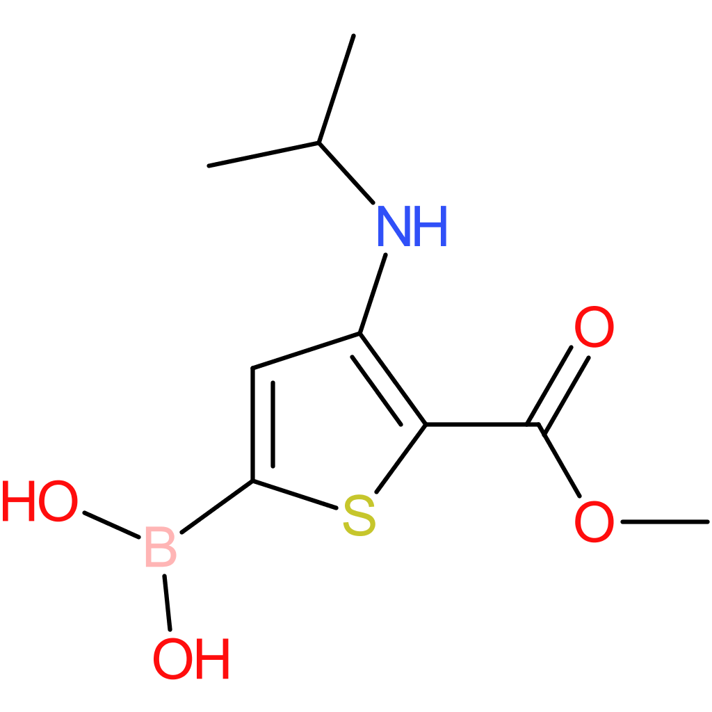 4-(isopropylamino)-5-(methoxycarbonyl)thiophen-2-ylboronic acid