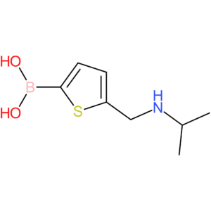 5-((isopropylamino)methyl)thiophen-2-ylboronic acid