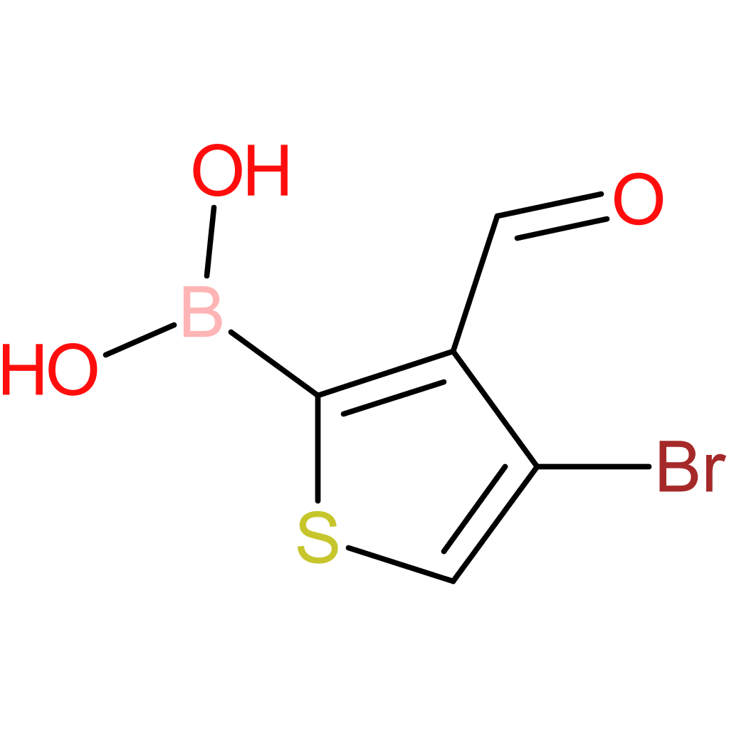 (4-bromo-3-formylthiophen-2-yl)boronic acid