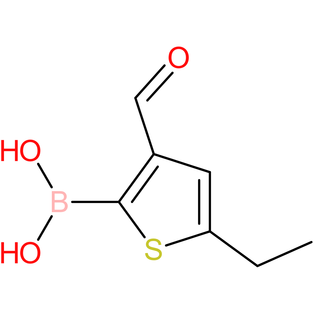 (5-ethyl-3-formylthiophen-2-yl)boronic acid