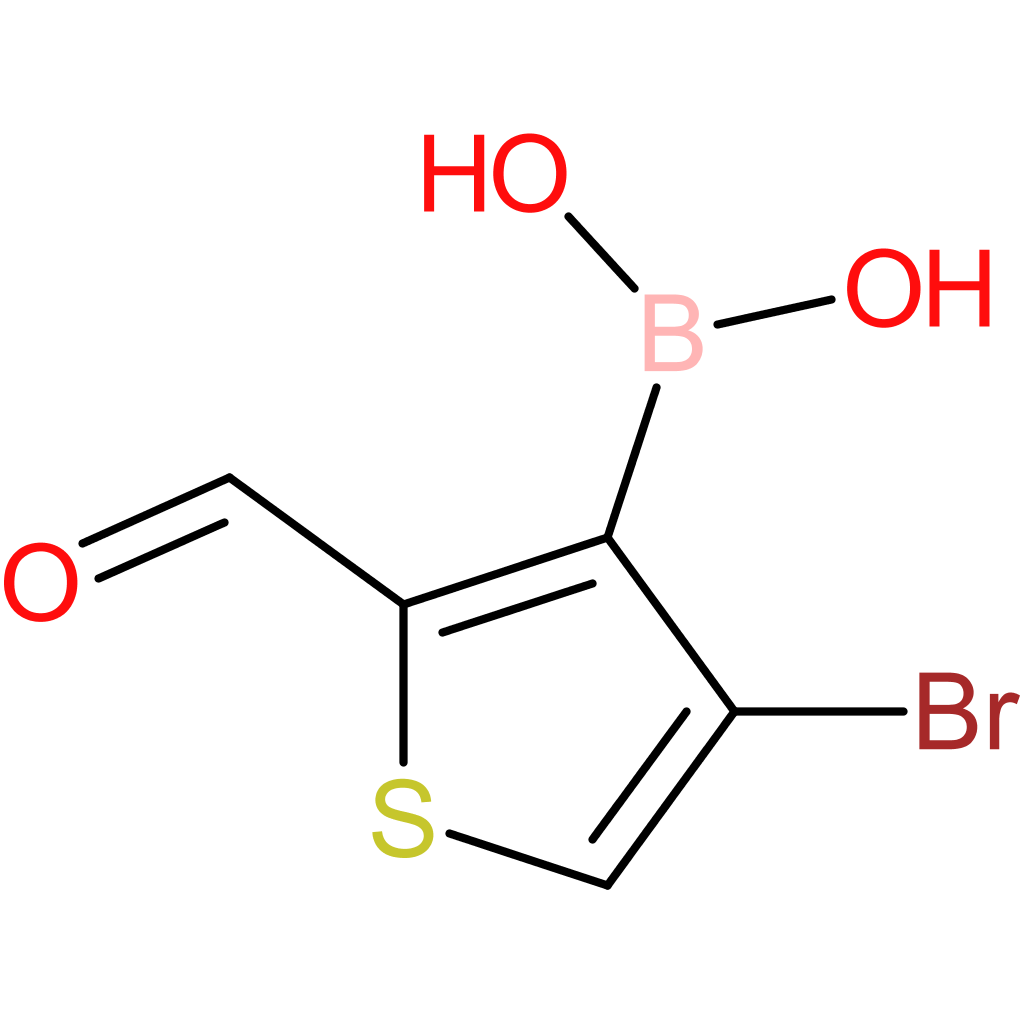 (4-bromo-2-formylthiophen-3-yl)boronic acid