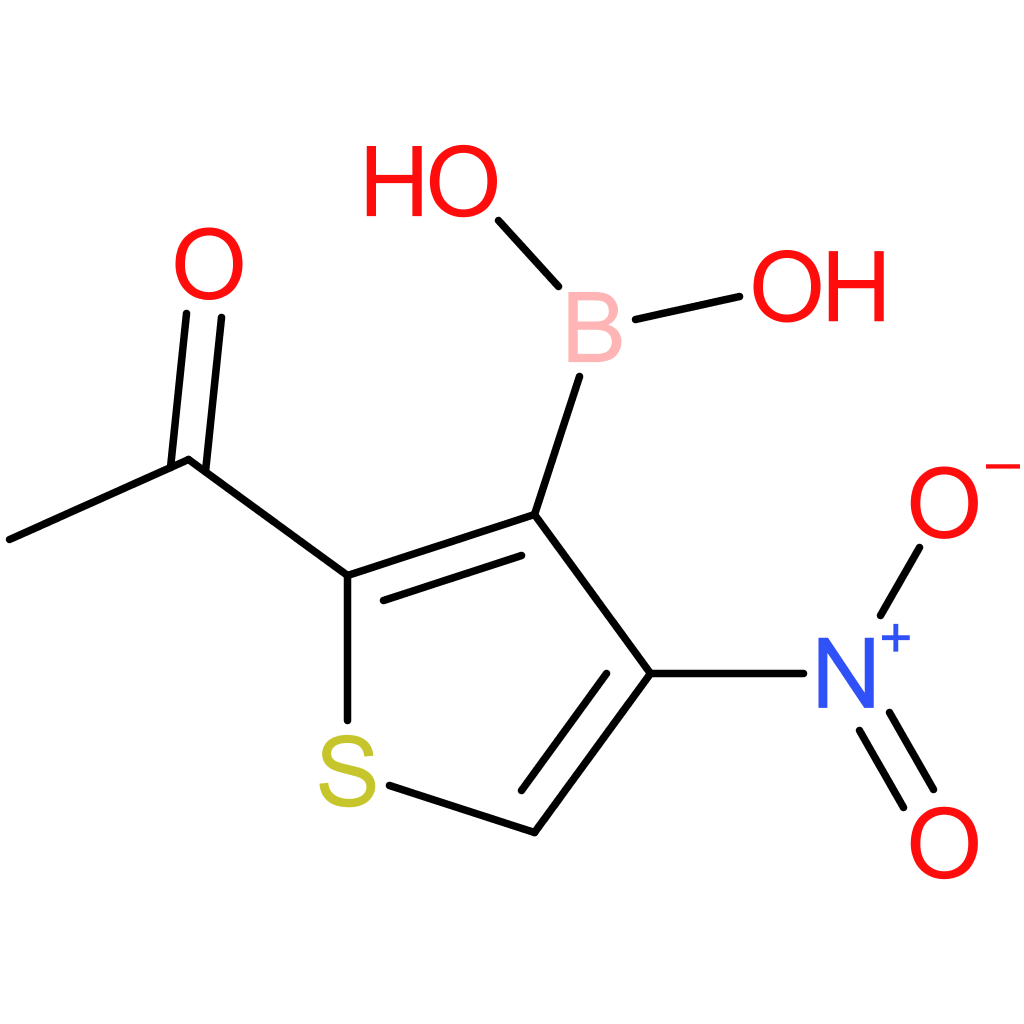 2-acetyl-4-nitrothiophen-3-ylboronic acid