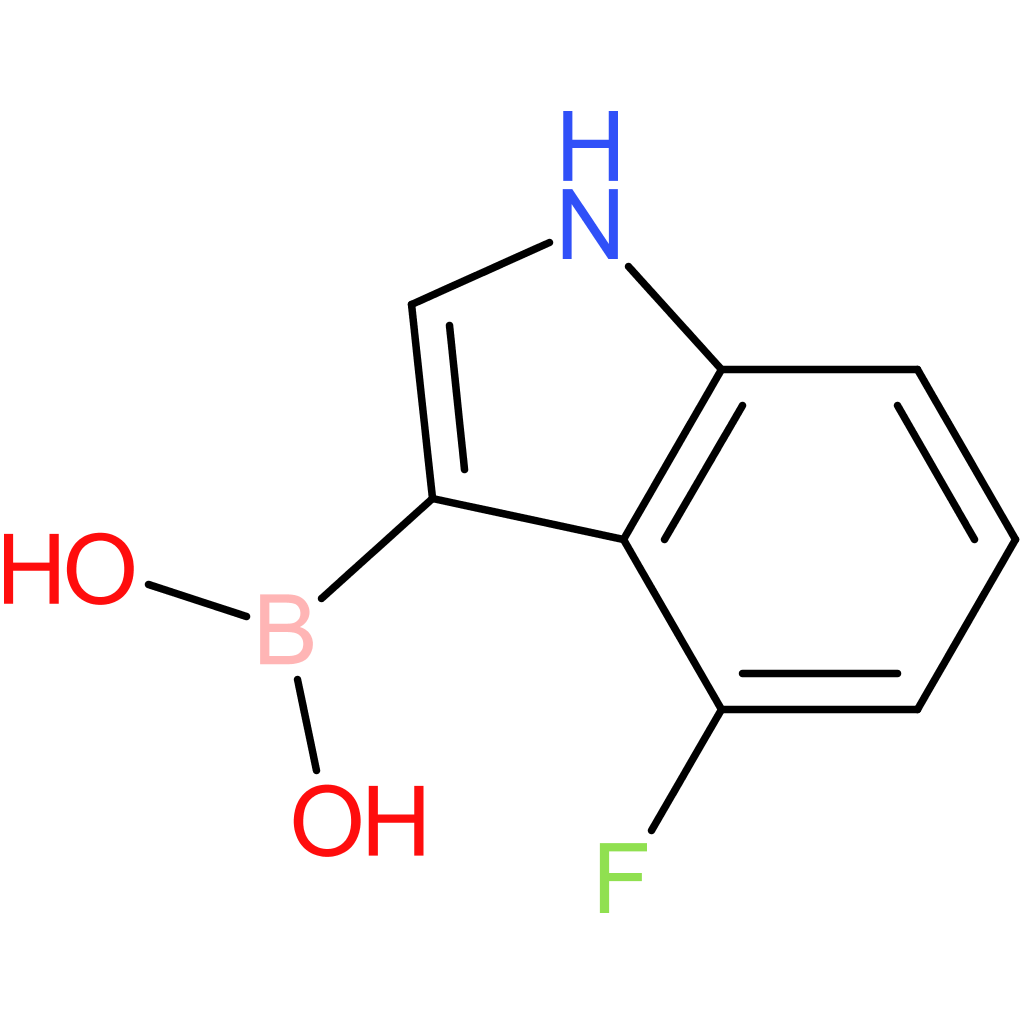 (4-fluoro-1h-indol-3-yl)boronic acid
