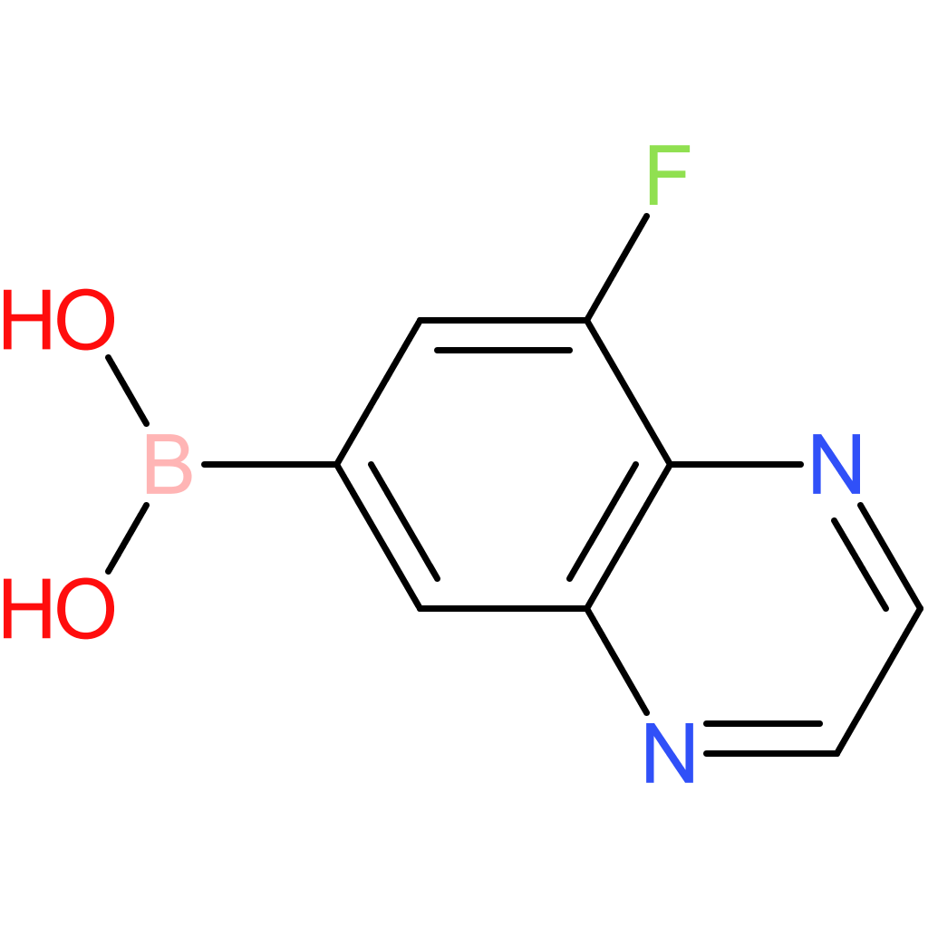 (8-fluoroquinoxalin-6-yl)boronic acid