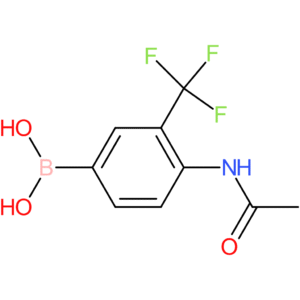 (4-acetamido-3-(trifluoromethyl)phenyl)boronic acid